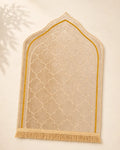 Premium Cream Islamic Prayer Mat