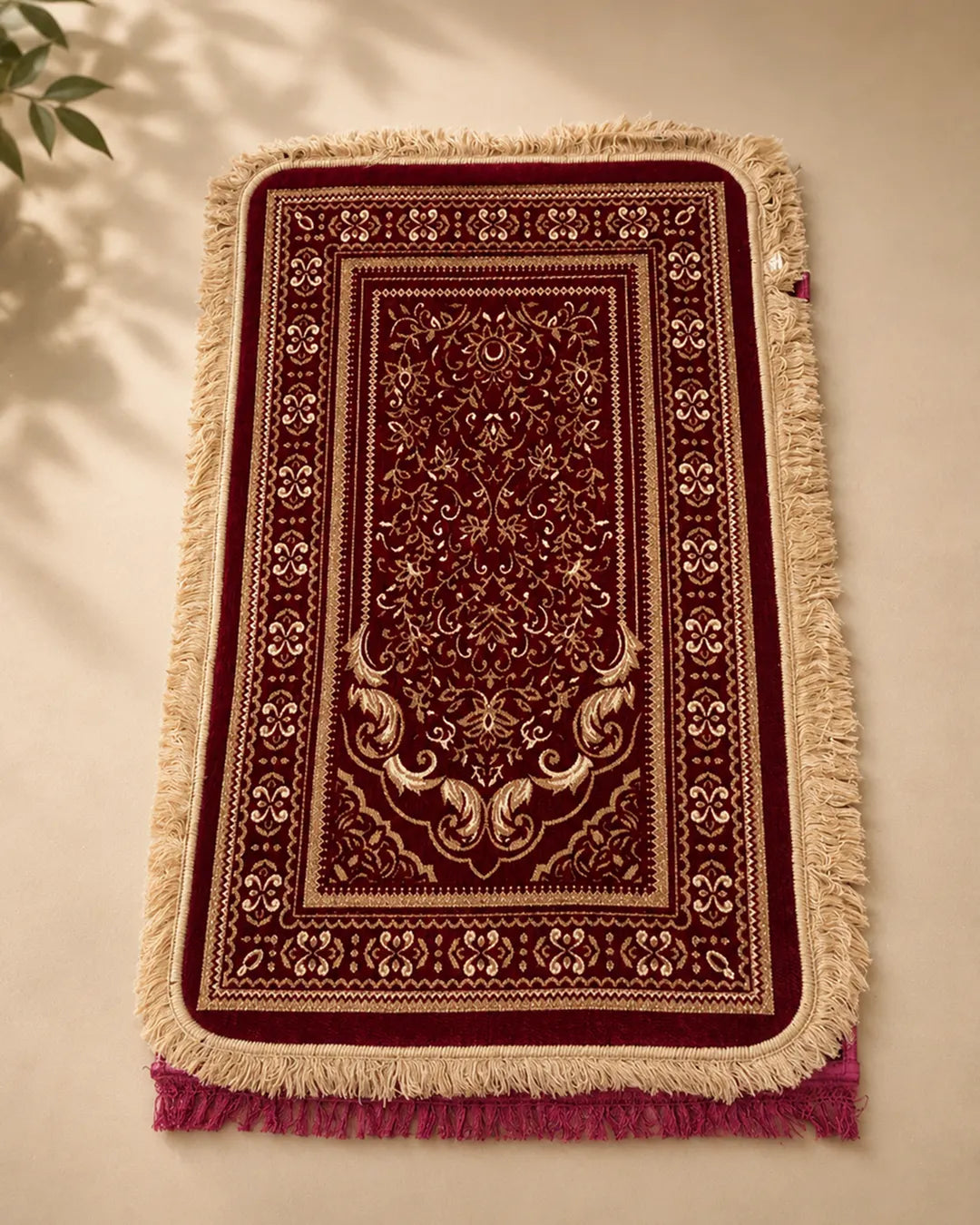 Premium Thick Plush Prayer Mat | Janamaz with Tassels