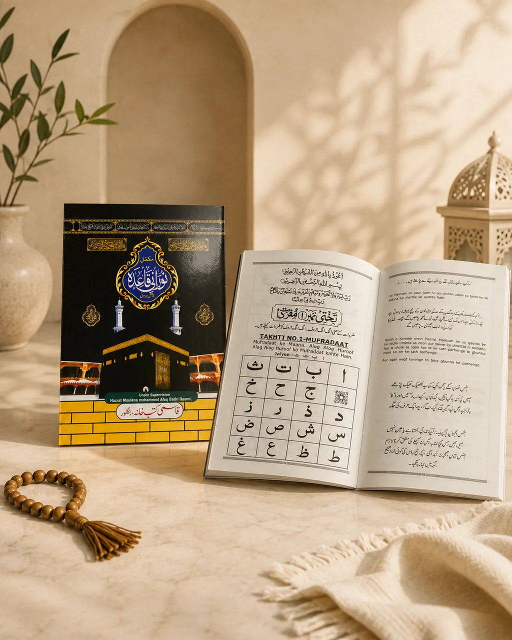 Noorani Qaida with Roman English + Arabic Tracing Book