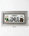 Masha Allah Kaaba & Madina Islamic Wall Frame – 36 × 18 cm