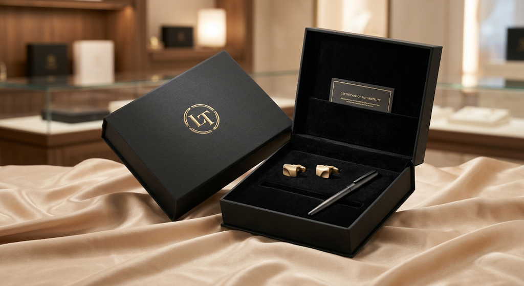 Premium Rigid Magnetic Gift Box – Soft-Touch Matte Black