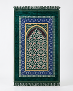 Emerald Green Prayer Mat (Janamaz) – 116 cm