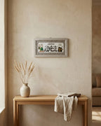 Masha Allah Kaaba & Madina Islamic Wall Frame – 36 × 18 cm