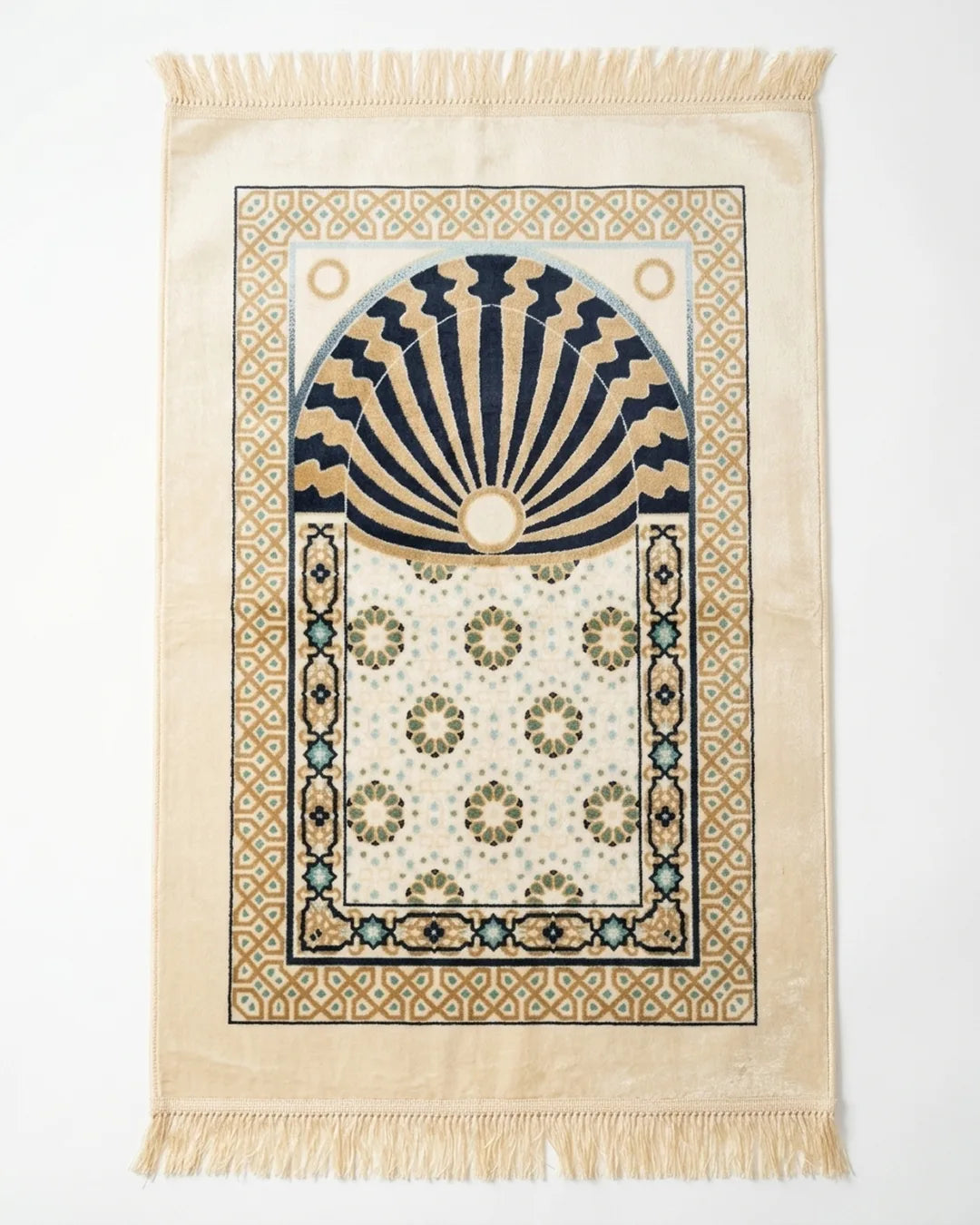 Yumna Mehrab Arch Janamaz – Ivory